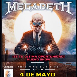 portada concierto megadeth